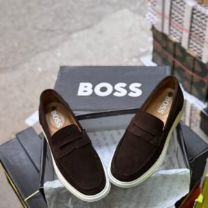 Boss Suede loafers